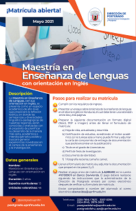 mini afiche lenguas ingles mayo 21